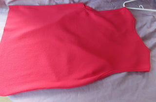 Orange Nylon tank top