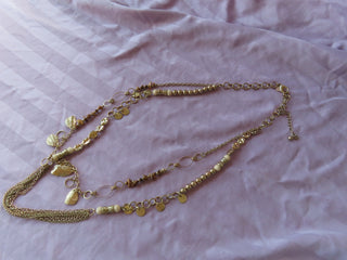 Gold tone chain Chico's necklace