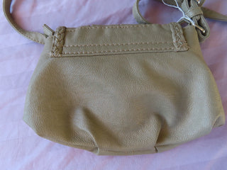 Gray long strap purse