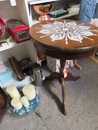 Pedestal Side Table