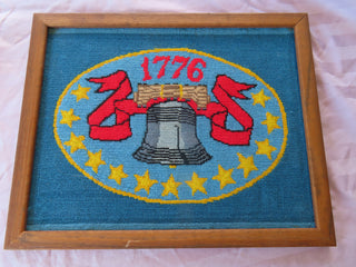 1776 Needpoint framed