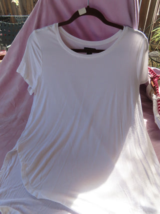 white t-shirt/blouse size M by Hagagen
