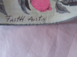Cotton gray & pink hanky