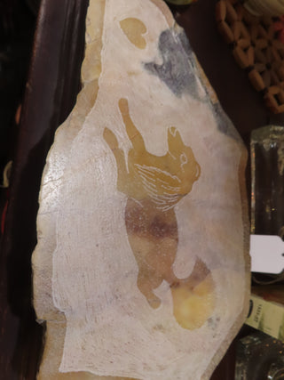 Natural Rockk w/carving