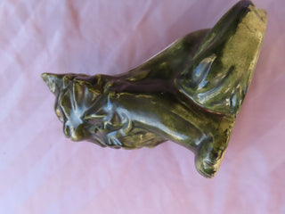 Green Porcelain Kitty/cat