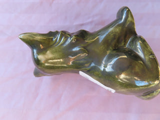 Green Porcelain Kitty/cat