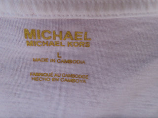 Michael Kors white t-shirt size L