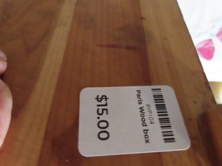 Paris Wood box