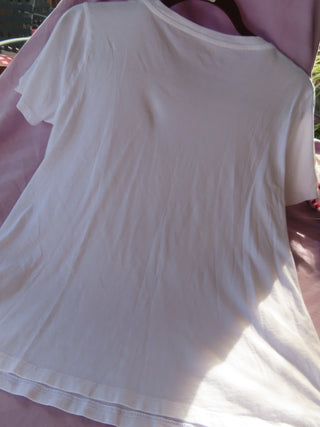 Michael Kors white t-shirt size L