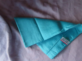Turquoise/blue sheer scarf