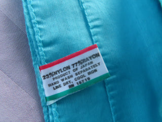 Turquoise/blue sheer scarf
