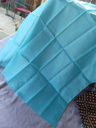 Turquoise/blue sheer scarf