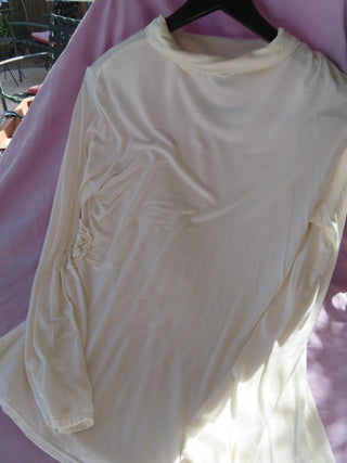 Max Edition cream color long sleeve top