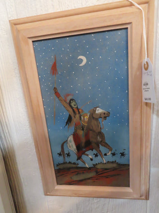 Sand art Horse & Warrior