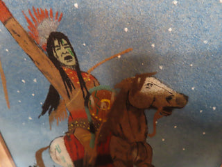 Sand art Horse & Warrior