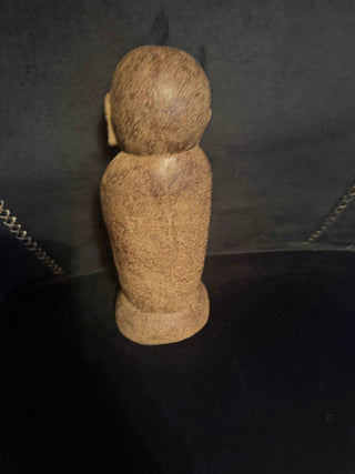 Volcanic Stone Jizo Statue 8" Buddha