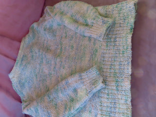 Hand Knitted Cotton sweater Size M