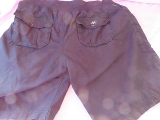 Black cotton shorts size L