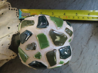 Porcelain green tile apple