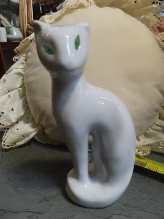 Porcelain White Cat at Rancho