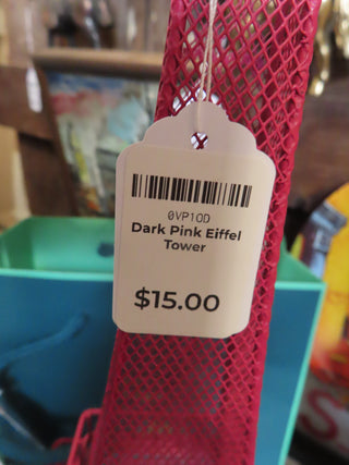 Dark Pink Eiffel Tower