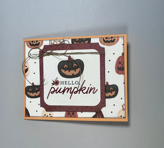Hello Pumpkin Pop Up Card