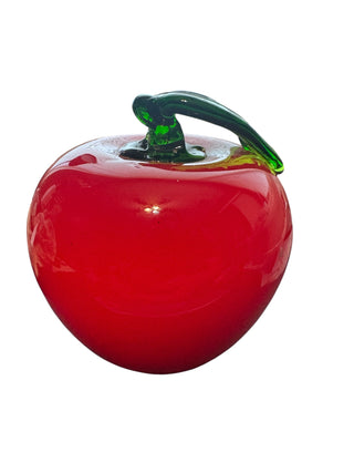 Red Blown Glass Apple