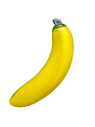 Yellow Blown Glass Banana