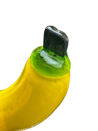 Yellow Blown Glass Banana