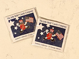 Vintage Jelly Belly American Flag Pin
