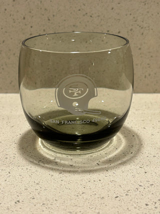 Vintage 49ers Roly Poly Glass