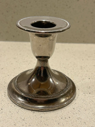 Silver Plated Candlestick Holders, Set of 2, Made in England