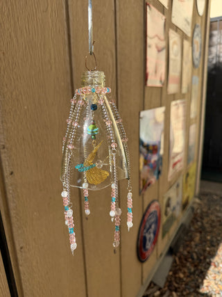 Suncatcher Cut 9" Butterfly Pink