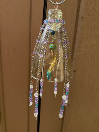 Suncatcher Cut 9" Butterfly Purple B