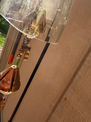 Suncatcher Cut 17" Brass Bells