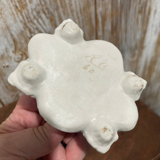 4" Victorian Style Dog on Pillow Fairing Trinket Box--SP
