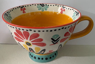 handpainted Pacifica Teaware mugs set rsv