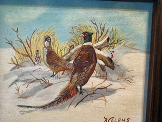 Original Pheasant Oil Painting