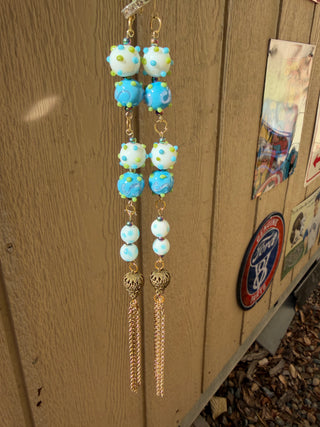 Suncatcher Cut 14" Bell-Glass Beads A