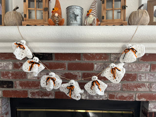 Crochet Ghost Garland
