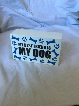 Wooden Dog Sign
