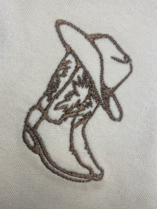 Western Onesie Tan (18 mo)