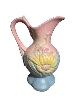 Hull Pottery Pink/Blue Mini Pitcher