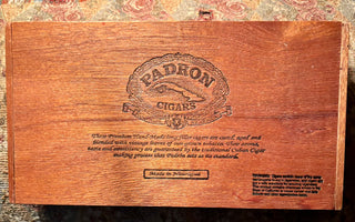 Vintage Padron Wood Cigar Box RCD