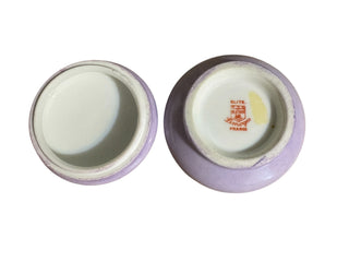 Lavender Elite Limoges France Trinket Box