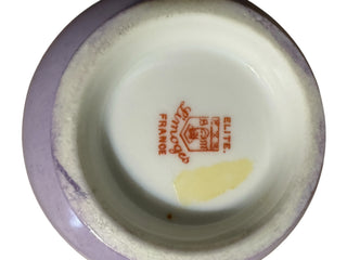 Lavender Elite Limoges France Trinket Box