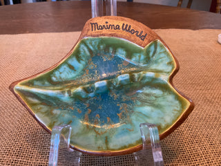 Vintage Marine World Ashtray