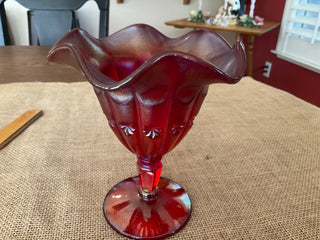 Fenton Art Glass Ruby Red Iridescent