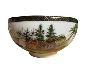 Japanese Lithophane Geisha Teacup