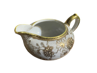 Nippon Shofu Gold Floral Creamer